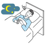 夜中目が覚めて、眠れなくなる方　要注意です！！